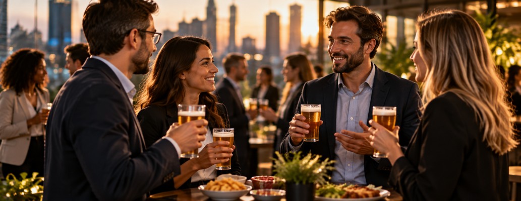 Happy hour corporativo: networking e oportunidades além do expediente
